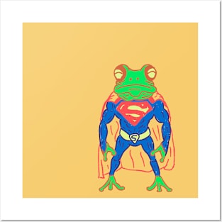 Super Frog (03) Posters and Art